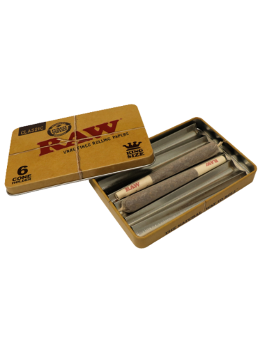 Raw Caja estuche Metal 6 Conos