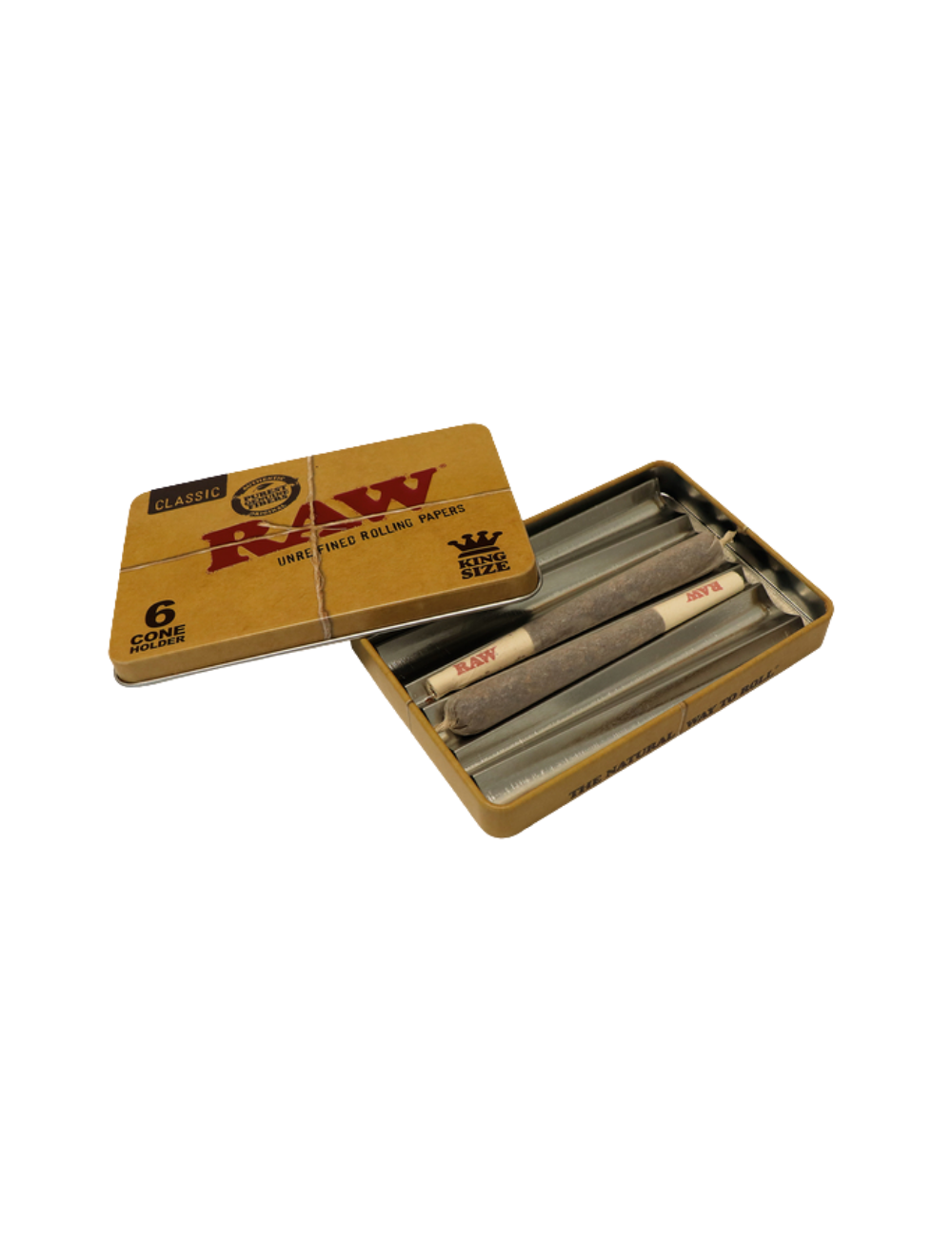 Raw Caja estuche Metal 6 Conos Raw Caja estuche Metal 6 Conos