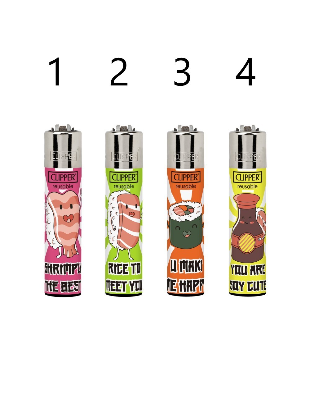 Mechero SUSHI SENTENCES unidad (Clipper) Mechero SUSHI SENTENCES unidad (Clipper)