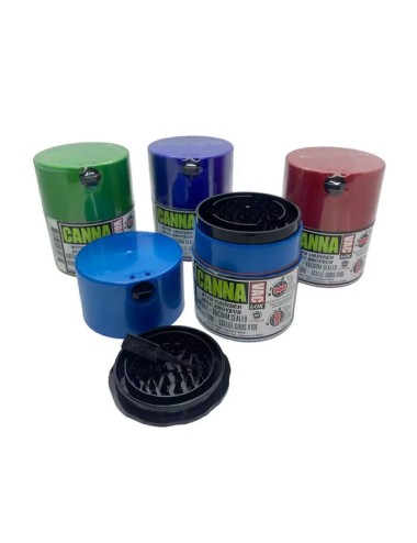 Grinder + Bote Hermético  0,12L unidad (CannaVac) unidad