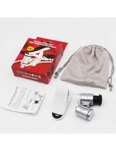 Microscopio LED con CLIP 60x
