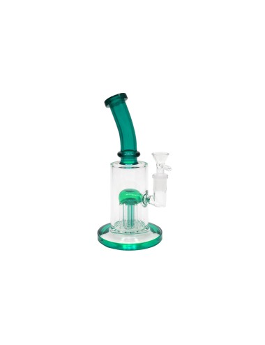 Bong de cristal18cm Bubbler drum con precolador medusa