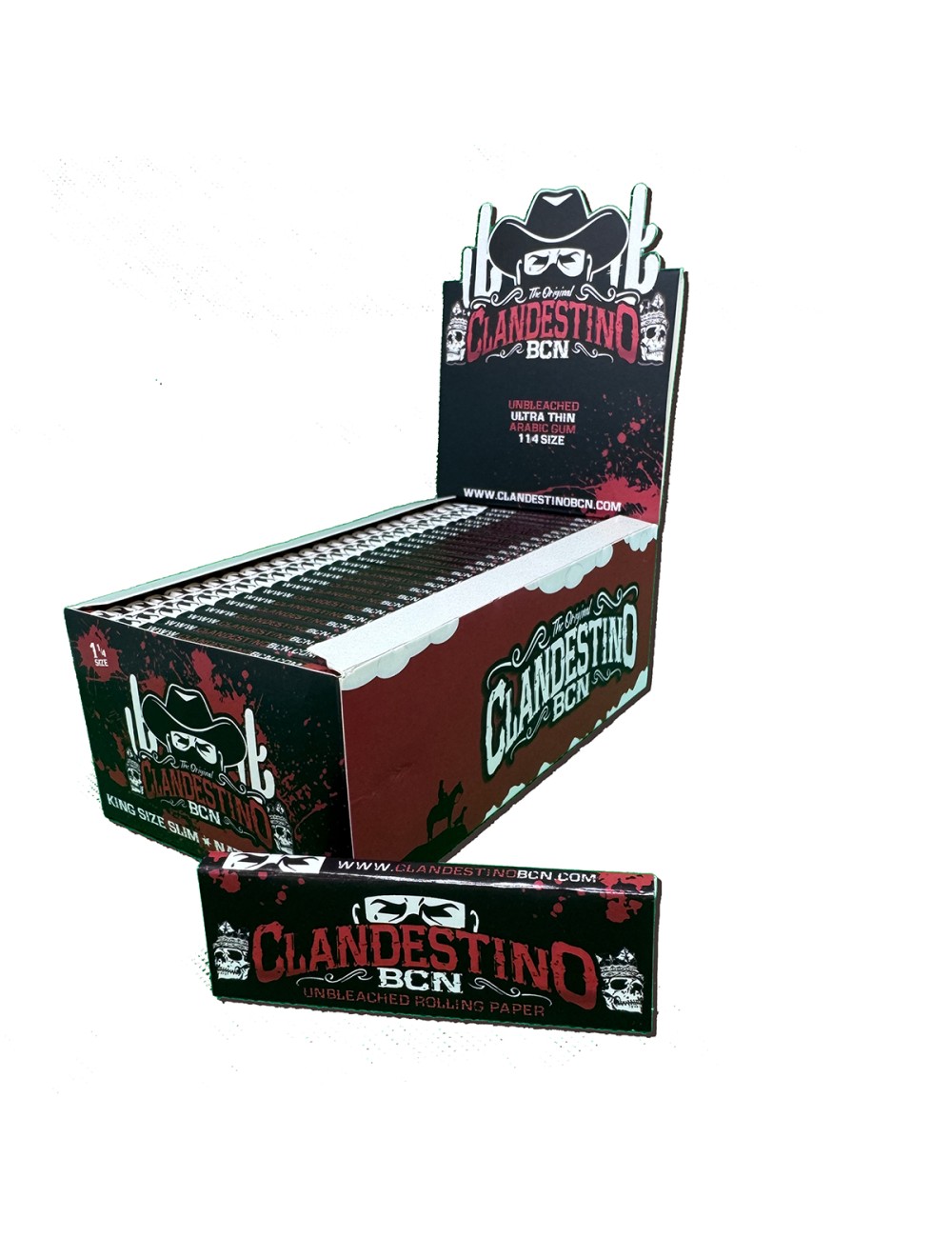 Papel 1 1/4 CLASSIC Brown (50uds) (Clandestino) Papel 1 1/4 CLASSIC Brown (50uds) (Clandestino)