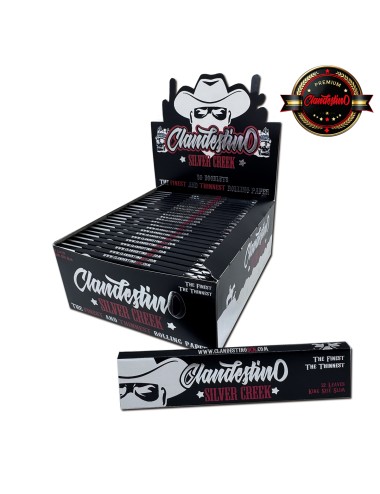Papel King Size White SILVER CREEK (50uds) (Clandestino)