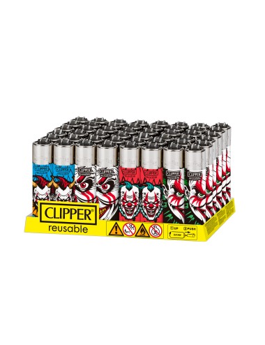Mechero LOVELY CLOWNS (48uds) (Clipper)