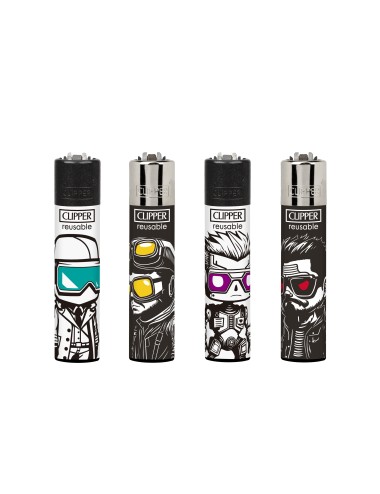 Mechero BIG HEADS (48uds) (Clipper)