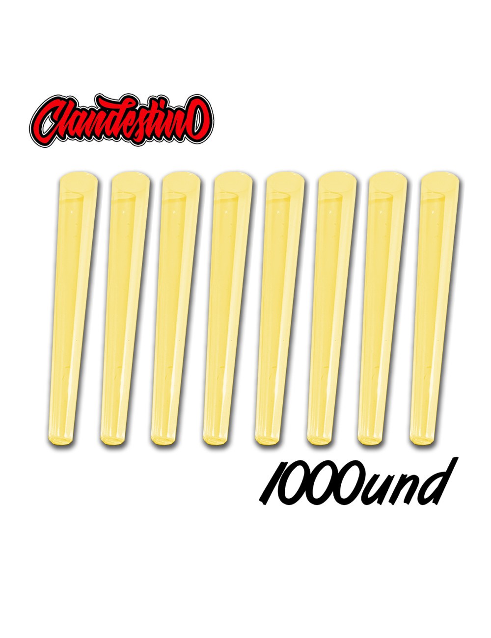 Fundas Conos color AMARILLO - SOLO TUBOS (1.000uds) (Clandestino) Fundas Conos color AMARILLO - SOLO TUBOS (1.000uds) (Clandestino)