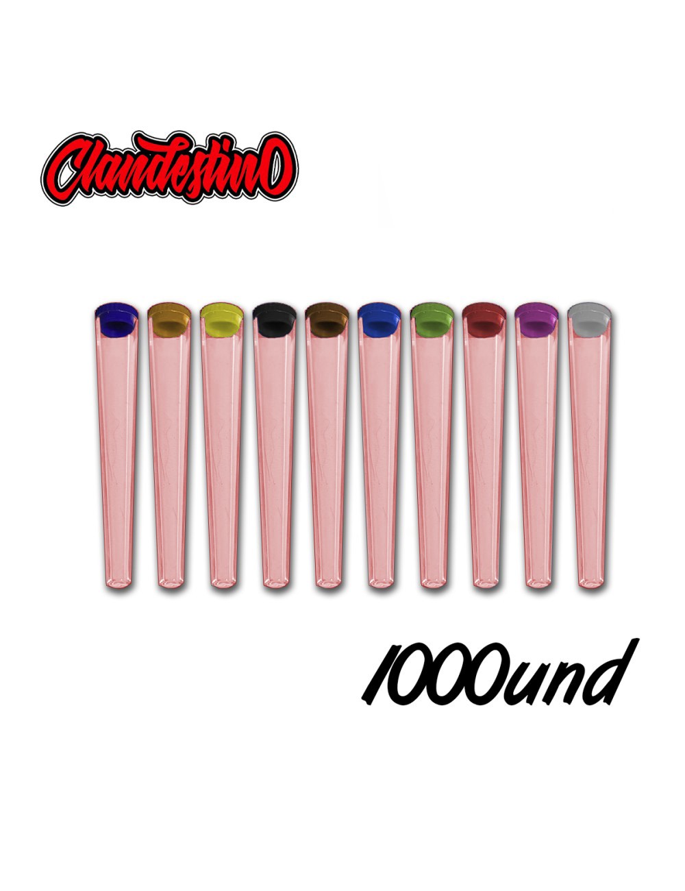 Fundas Conos ROJAS + Tapones (1.000uds) (Clandestino)