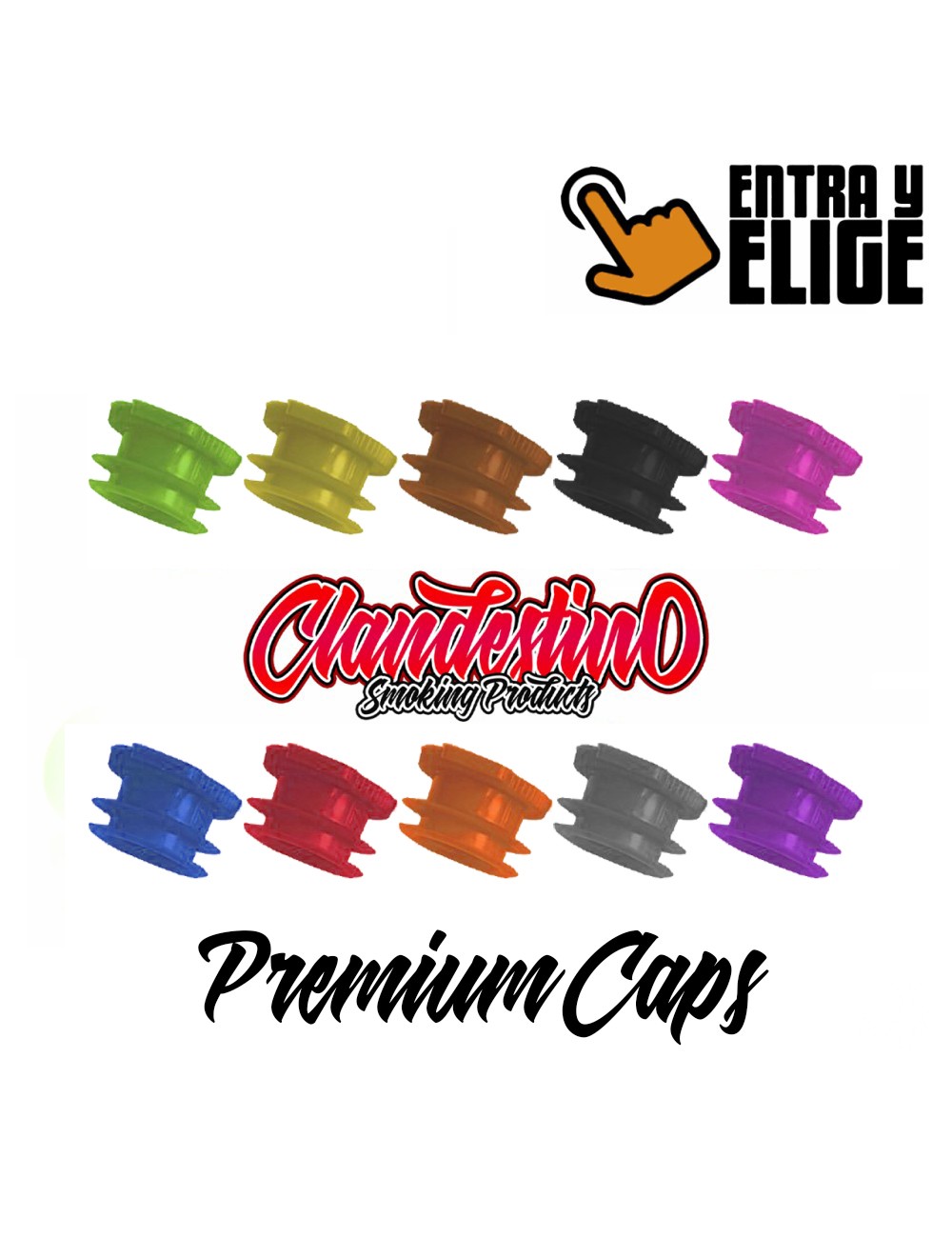 Tapones PREMIUM  para Fundas Cono (100uds) (Clandestino)